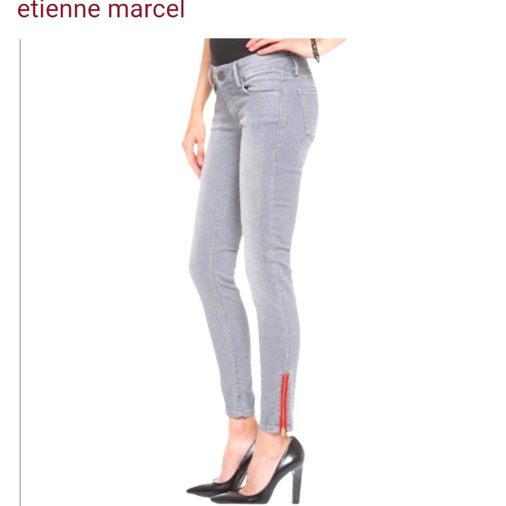Etienne Marcel Gray Signature Skinny Jeans !
